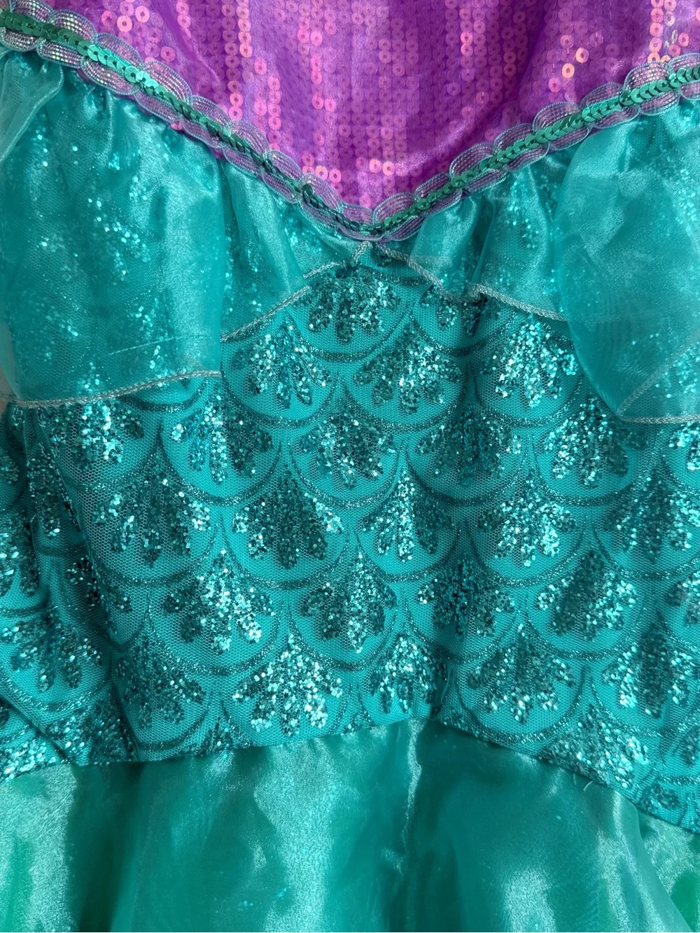 Disney Castle Collection The Little Mermaid Ariel Costume size 7/8